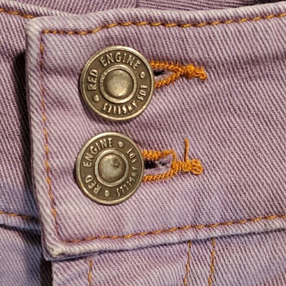 Red Engine vintage original denim purple viper fit capris - Picture 4 of 11